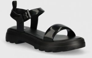 Sandále Melissa TOWN SANDAL AD dámske, čierna farba, na platforme, M.35803.AV531