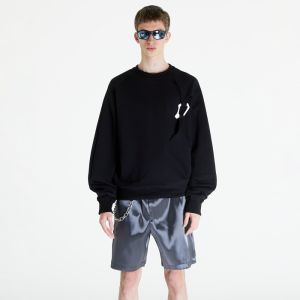 HELIOT EMIL Morphed Carabiner Crewneck Black