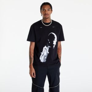 HELIOT EMIL Ai Generated Print T-Shirt Black