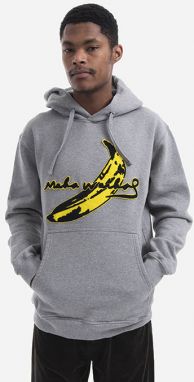 Pánska mikina Maharishi Warhol Banana Hooded Sweat 9644 GREY MARL