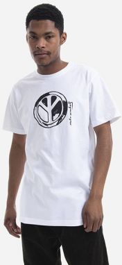 Pánske tričko Maharishi tričko Warhol World 9491 biele