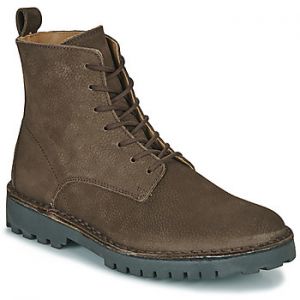 Polokozačky Selected  SLHRICKY NUBUCK LACE-UP BOOT B