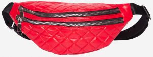 Shelvt Women's red waist bag