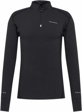 ENDURANCE Funkčné tričko 'Tune'  čierna melírovaná / biela