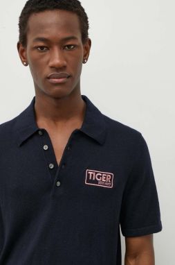 Tiger Of Sweden Erros tmavomodrá farba, jednofarebný, T72057008