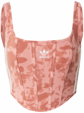 ADIDAS ORIGINALS Top  telová / hnedá / biela