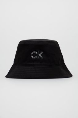 Čiapka Calvin Klein čierna farba,