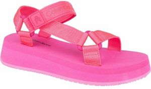 Calvin Klein PREFRESATO SANDAL 1 Dámske sandále, ružová, veľkosť