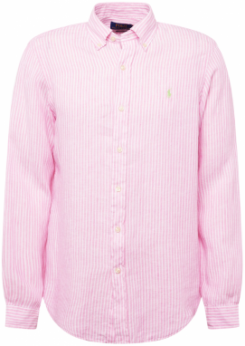 Polo Ralph Lauren Košeľa  ružová / šedobiela