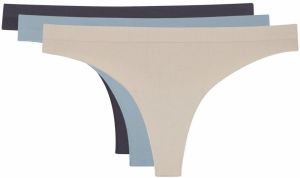 LOS OJOS 3 Pieces of Seamless Brazilian Pattern Panties