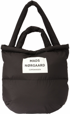 MADS NORGAARD COPENHAGEN Shopper  čierna / biela
