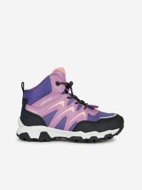 Purple Girls' Outdoor Ankle Boots Geox Magnetar - Girls