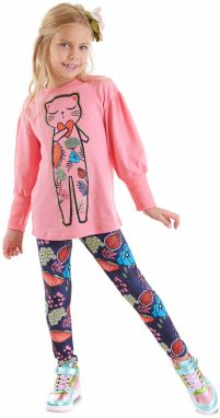 mshb&g Floral Cat Girls Tunic Tights Set