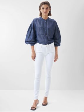 Biele dámske skinny fit rifle Salsa Jeans