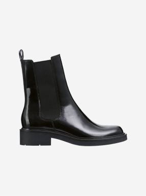 Black women's leather chelsea boots Högl Edward - Women