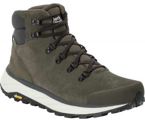 Jack Wolfskin TERRAVENTURE URBAN MID M Pánska outdoorová obuv, tmavo sivá, veľkosť