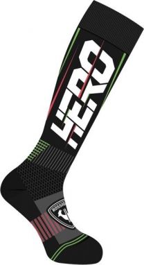 Rossignol HERO SOCKS X3 Lyžiarske ponožky, čierna, veľkosť