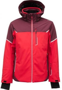 CMP MAN JACKET ZIP HOOD Pánska lyžiarska bunda, červená, veľkosť