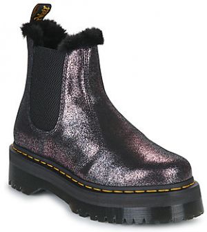 Polokozačky Dr. Martens  2976 Quad  Fur Lined Distressed Metallic