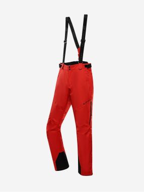 Červené pánske lyžiarske nohavice s membránou PTX ALPINE PRE Osag