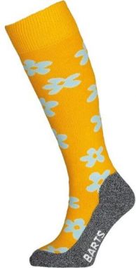 BARTS SKISOCK FLOWER KIDS Detské ponožky na lyže, žltá, veľkosť