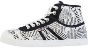 Módne tenisky Kawasaki  News Paper Canvas Boot K202413-ES 1002 White