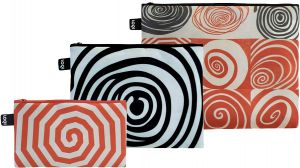 Loqi Louise Bourgeois - Spirals Recycled Zip Pocket Set