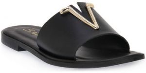 Sandále S.piero  BLK SQUARED LOW HEEL