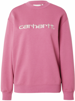 Carhartt WIP Mikina  béžová / purpurová