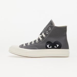 Converse x Comme des Garçons PLAY Chuck 70 Hi Gray/ Black/ Egret