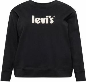 Levi's® Plus Mikina 'PL Graphic Standard Crew'  čierna