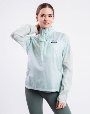 Patagonia W's Houdini Stash 1/2 Zip P/O Wispy Green