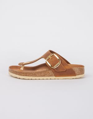 Birkenstock Gizeh Big Buckle Cognac