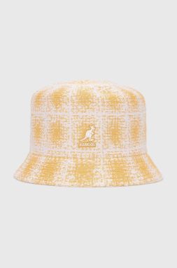 Klobúk Kangol K3548.WW800-WW800, žltá farba,