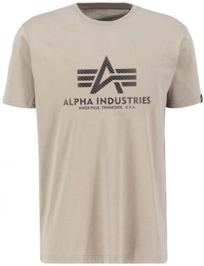 ALPHA INDUSTRIES Tričko  piesková / hnedá