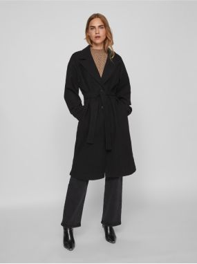 Black Women's Coat VILA Poko - Ladies