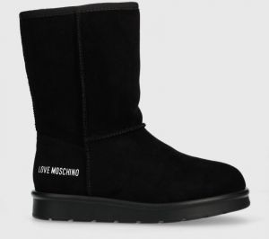 Snehule Love Moschino WINTER30 dámske, čierna farba, JA24453H0HJA5000