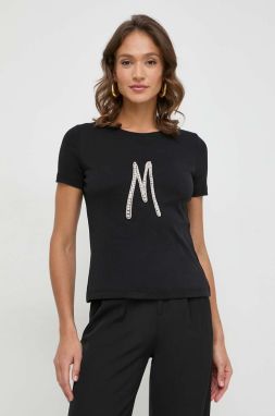 Bavlnené tričko Marciano Guess TANYA dámsky, čierna farba, 4GGP03 6229A