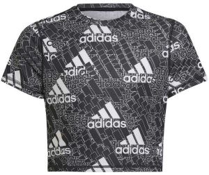 adidas BL TEE Dievčenské tričko, čierna, veľkosť