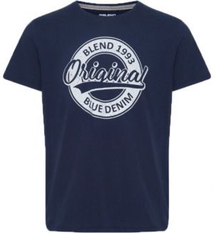 BLEND TEE REGULAR FIT Pánske tričko, tmavo modrá, veľkosť