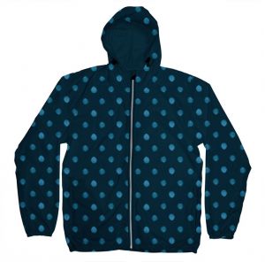 Dedicated Windbreaker Dots Navy