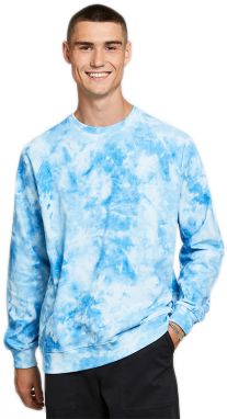 Dedicated Sweatshirt Malmoe Tie Dye Blue