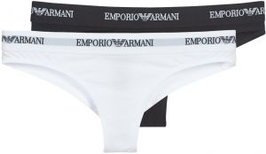 Klasické nohavičky Emporio Armani  CC317-PACK DE 2