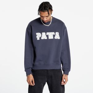 Patta Homesick Boxy Crewneck Sweater Blue Nights