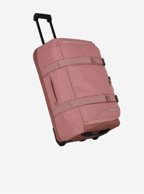 Ružová cestovná taška Travelite Kick Off Wheeled Duffle L Rosé