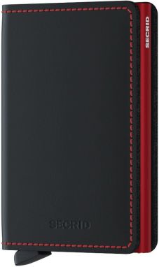 Secrid - Kožená peňaženka SM.Black.Red-Black.Red,
