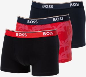 Hugo Boss Power Design Trunk 3-Pack Black/ Navy/ Red