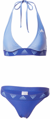 ADIDAS SPORTSWEAR Športové bikiny 'Neckholder'  modrá / svetlomodrá / biela