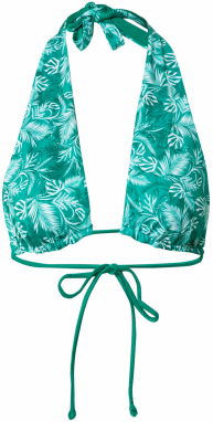 Hunkemöller Bikinový top  nefritová / biela