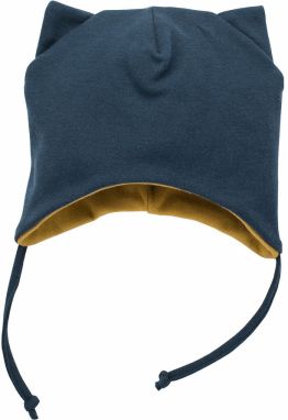 Pinokio Kids's Secret Forest Tied Bonnet Navy Blue